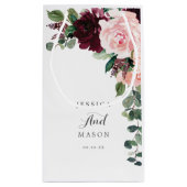 赤面ブルグンディ結婚ホテル抱き枕 スモールペーパーバッグ (裏面)