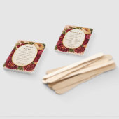 赤面ブルゴーニュフローラウォーター結婚カラー ハンドファン (組立なし)