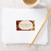 赤面ブルゴーニュフローラウォーター結婚カラー ラベル (インサイチュ)