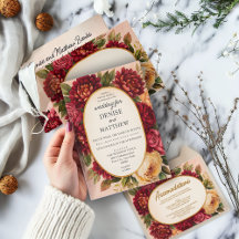 赤面ブルゴーニュフローラウォーター結婚カラー