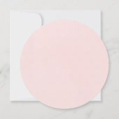 赤面ブルゴーニュフローラブライダルシャワーラウンドメニュー 招待状 (裏面)