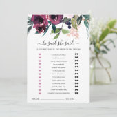 赤面ブルゴーニュフローラ彼は彼女はゲームカードを言ったと言った サンキューカード (スタンド正面)