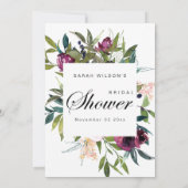 赤面ブルゴーニュフローラ彼は彼女はゲームカードを言ったと言った サンキューカード (裏面)