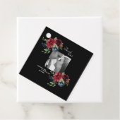 赤面ブルゴーニュ写真フローラエレガント水彩 フェイバータグ (インサイチュ)