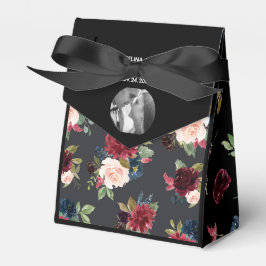 赤面ブルゴーニュ写真フローラエレガント水彩 フェイバーボックス