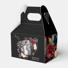 赤面ブルゴーニュ写真フローラエレガント水彩 フェイバーボックス