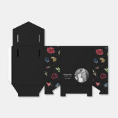 赤面ブルゴーニュ写真フローラエレガント水彩 フェイバーボックス (折り畳みなし)