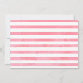 赤面ブルゴーニュ秋インラブパンプキンブライダルシャワー 招待状 (裏面)