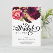 赤面ブルゴーニュ&モロンフローラブライダルアイビテーション 招待状 (スタンド正面)