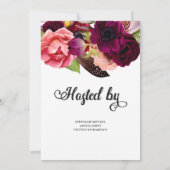 赤面ブルゴーニュ&モロンフローラブライダルアイビテーション 招待状 (裏面)