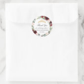 赤面ブルゴーンディキンセニェラありがとうございました ラウンドシール (バッグ)