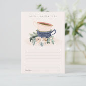 赤面ブルーカップフローラアドバイス エンクロージャーカード (スタンド正面)