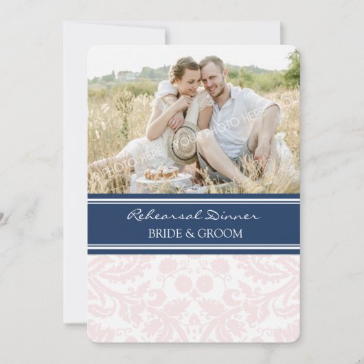 赤面ブルーダマスクフォトリハーサルディナーパーティー 招待状 (正面)