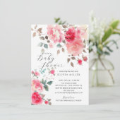 赤面ブロッサムベビーシャワー招待状 招待状 (スタンド正面)