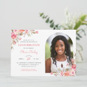 赤面ブーケフローラ写真の確認 招待状 (スタンド正面)