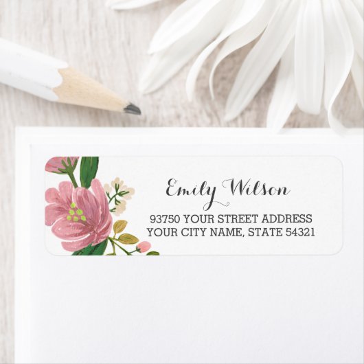 赤面ブーケ ラベル (インサイチュ)