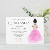 赤面プリンセスドレスガールキンセアニェラパーティー 招待状 (スタンド正面)