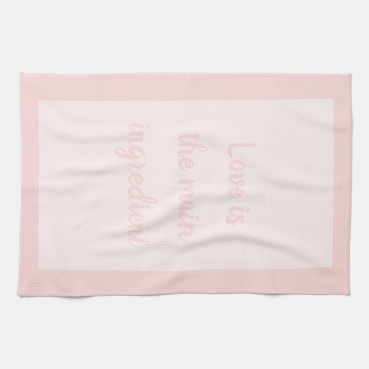 赤面ヘブン – ホワイト キッチンタオル (横)