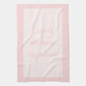 赤面ヘブン – ホワイト キッチンタオル (縦)