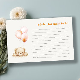 赤面ベビーシャワー用ベアーバルーンアドバイス