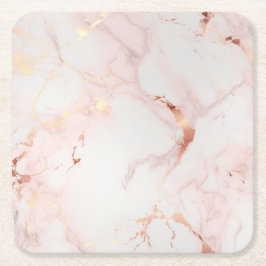 赤面ペタルドリンクコースター スクエアペーパーコースター