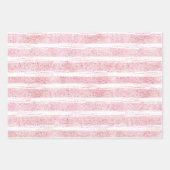 赤面ホワイトスパークル誕生日 ラッピングペーパーシート (正面3)