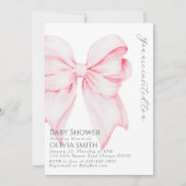 赤面ボウベビーシャワー招待状 シーズンカード (正面)