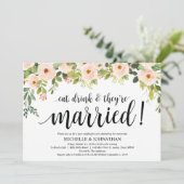 赤面ポエレガントストズブ結婚ルンチ招待状カード 招待状 (スタンド正面)