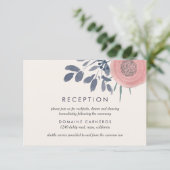 赤面ポピー結婚披露宴 エンクロージャーカード (スタンド正面)