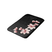 赤面マグノリアスオンブラック バスマット (アングル)