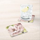 赤面マグノリアフラワーズ スクエアペーパーコースター (インサイチュ)