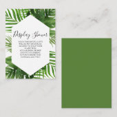 赤面マグノリア表示シャワーカード エンクロージャーカード (正面/裏面)