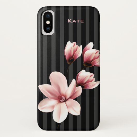 赤面マグノリパーソナライズされたア Case-Mate iPhoneケース (裏面)
