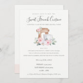 赤面ミックスexフローラベーカリー料理クラス招待状 サンキューカード (正面/裏面)