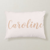 赤面ミニマリスパーソナライズされたト書道名  アクセントクッション (正面)
