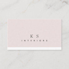 赤面ミニマルとホワモダンイトの内装 名刺