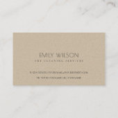 赤面ミニマルハートご注文ありがとうございます 名刺 (裏面)