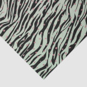 赤面ミントブラックゼブラプリントグリジーグラデーションドット 薄葉紙 (詳細)