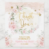 赤面ムーントゥインクルリトルスターベビーガールウィズビリーズ ワインラベル (シングルラベル)