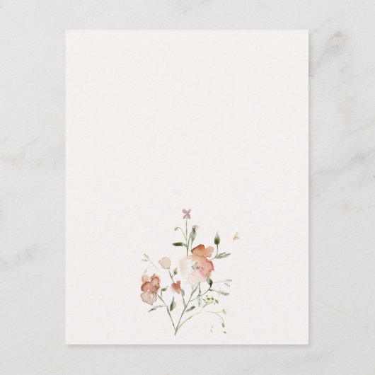 赤面メドウウォーター色フローラ結婚の詳細 エンクロージャーカード (裏面)