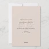 赤面モダンきらめくシェイプ写真クリスマス シーズンカード (裏面)