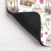 赤面モダンと紅茶パーティー マウスパッド (コーナー)