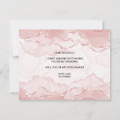 赤面モダンは私の花嫁介添人になる？ 招待状 (裏面)