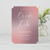 赤面モダンオムブレグラディエントバチェロレッテ週末 招待状 (スタンド正面)