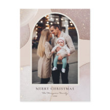 赤面モダングリッターシェイプメリークリスマスフォト