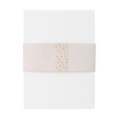 赤面モダングリッターバラ金ゴールド結婚モノグラム 招待状ベリーバンド (裏面例)