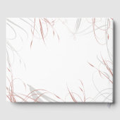 赤面モダンピンクがエレガントな結婚式を飾る ゲストブック (裏面)