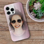 赤面モダンピンクのグラデーション1枚 Case-Mate iPhoneケース