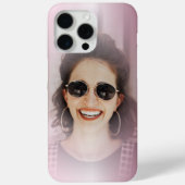 赤面モダンピンクのグラデーション1枚 Case-Mate iPhoneケース (裏面)