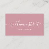 赤面モダンヘアメイク 名刺 (正面)